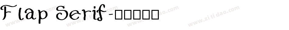 Flap Serif字体转换
